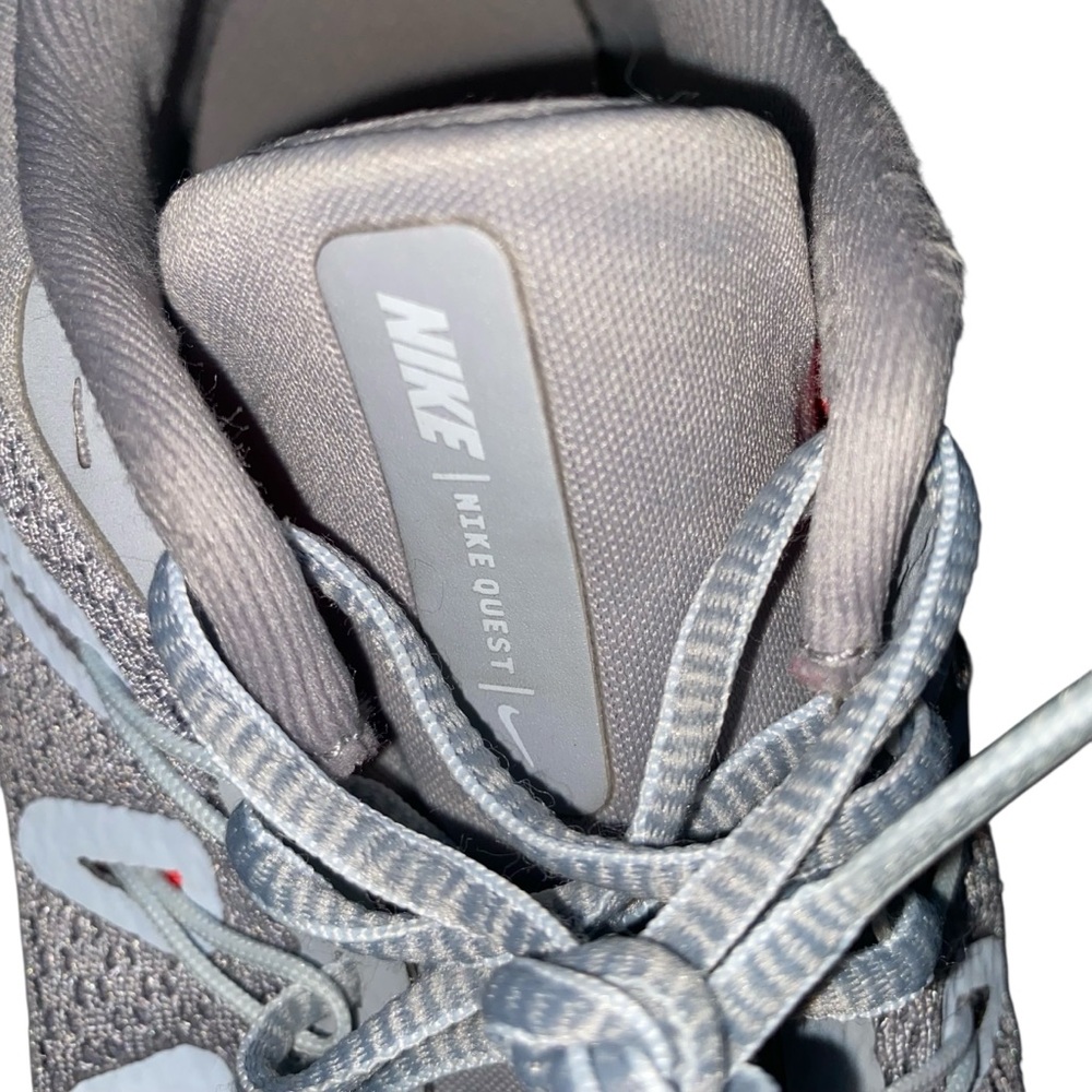 Nike Quest 2 Running Athletic Shoes Size 7 Gray and Pink Breathable Cushion - Picture 11 of 15